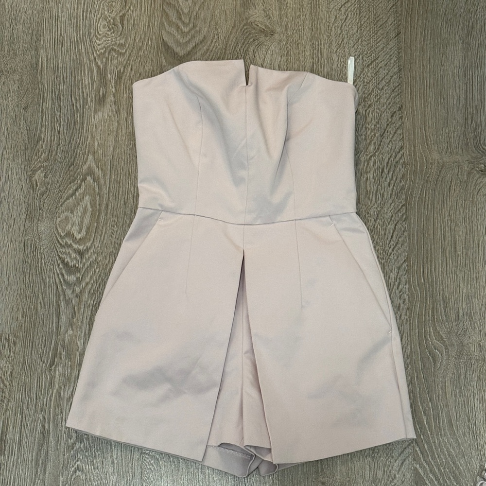 Dynamite Light Pink Strapless Romper